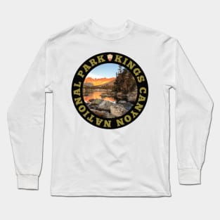 Kings Canyon National Park circle Long Sleeve T-Shirt